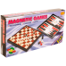 Настільна гра LEON 3 в 1 Шахи, Шашки, Нарди (Магнітні) ( 5196 )
