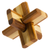 Головоломка Eureka 3D Puzzle Подвійний Хрест | Doublecross 3D Bamboo ( 473125 )