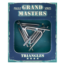 Grand Master Puzzles TRIANGLES | Головоломка металева blue