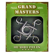 Grand Master Puzzles QUADRUPLETS | Metal puzzle green