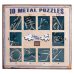 Головоломка Eureka 3D Puzzle 10 Metal Puzzle Blue | Блакитний набір ( 473356 )