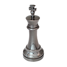 Metal puzzle King | Chess Puzzles black