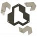 4* Шестикутник (Huzzle Hexagon) | Головоломка із металу