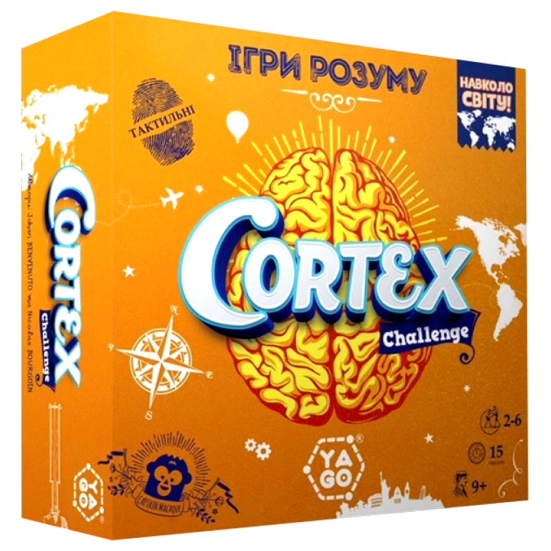 Настільна гра YaGo Кортекс: Ігри Розуму - Навколо Світу (Cortex Challenge GEO) (укр) ( 101010918 ) Настільна гра YaGo Кортекс: Ігри Розуму - Навколо Світу (Cortex Challenge GEO) (укр) ( 101010918 )