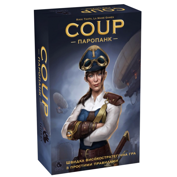 Настільна гра Lelekan Coup: Паропанк (Coup: Steampunk) (укр) ( LBG0005 )