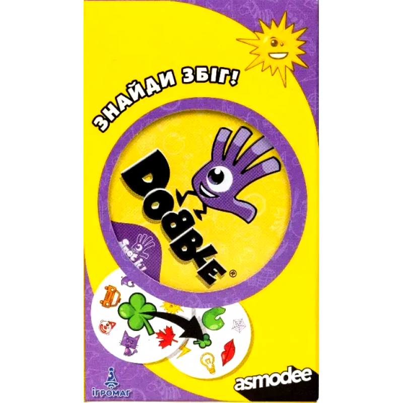 Настільна гра Ігромаг Доббл: Компактний (Dobble Blister) (укр) ( DOBB04UA ) Настільна гра Ігромаг Доббл: Компактний (Dobble Blister) (укр) ( DOBB04UA )