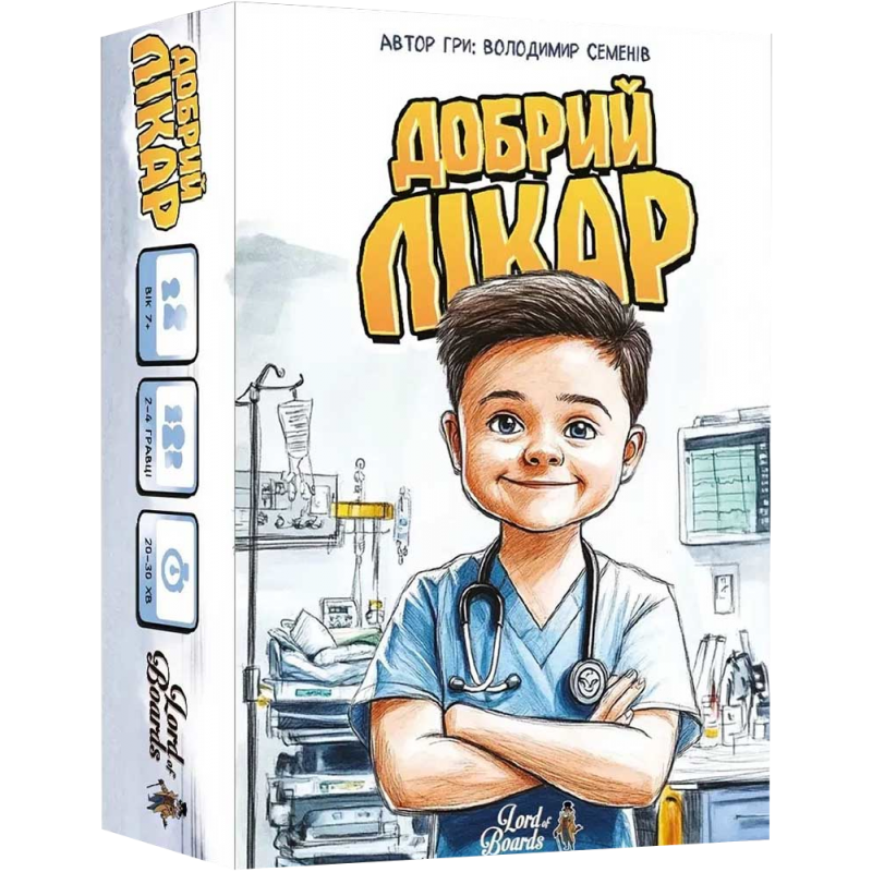 Настільна гра Lord of Boards Добрий Лікар (Good Doctor) (укр) ( LOB2506UA ) Настільна гра Lord of Boards Добрий Лікар (Good Doctor) (укр) ( LOB2506UA )