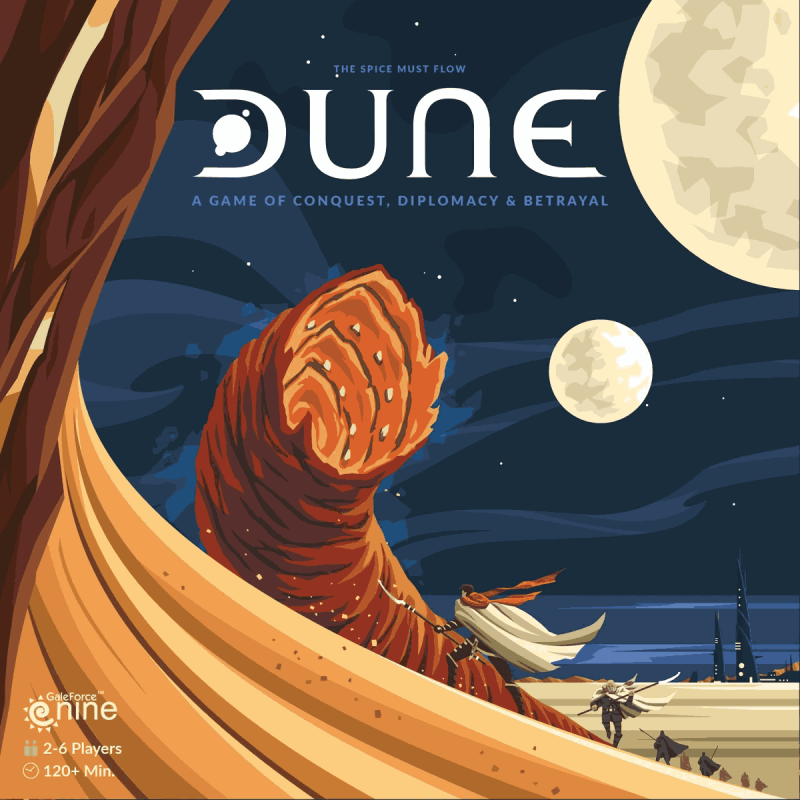 Настільна гра Gale Force Nine Дюна (Dune) (англ) ( GF9DUNE01 ) Настільна гра Gale Force Nine Дюна (Dune) (англ) ( GF9DUNE01 )