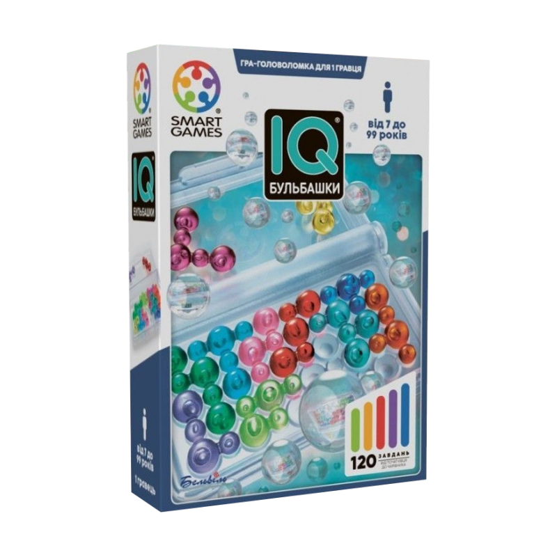 Настільна гра Smart Games IQ Бульбашки (IQ Bubbles) (укр) ( SG 493 UKR ) Настільна гра Smart Games IQ Бульбашки (IQ Bubbles) (укр) ( SG 493 UKR )