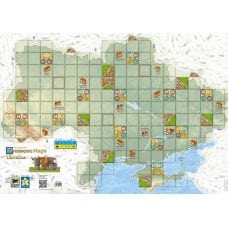 Промо Карта України до Настільної гри Каркасон (Ukrainian Map for Carcassone Promo Expansion) (доповнення) (укр)