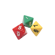 Cubes D8 in assortment