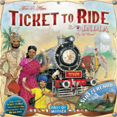 Квиток На Потяг: Індія Та Швейцарія (Ticket To Ride Map Collection 2: India & Switzerland) (доповнення) (англ)