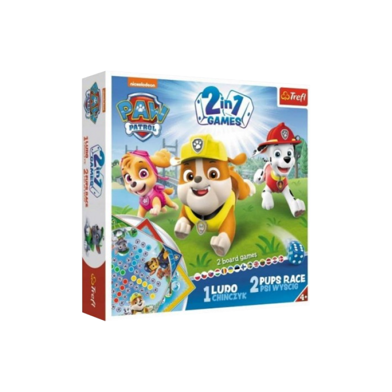 Настільна гра Trefl Лудо 2 В 1: Щенячий Патруль (Ludo 2 In 1: Paw Patrol) (укр) ( 01896 ) Настільна гра Trefl Лудо 2 В 1: Щенячий Патруль (Ludo 2 In 1: Paw Patrol) (укр) ( 01896 )