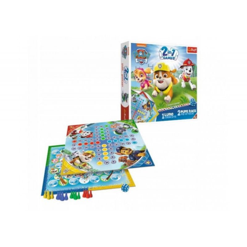 Настільна гра Trefl Лудо 2 В 1: Щенячий Патруль (Ludo 2 In 1: Paw Patrol) (укр) ( 01896 ) Настільна гра Trefl Лудо 2 В 1: Щенячий Патруль (Ludo 2 In 1: Paw Patrol) (укр) ( 01896 )