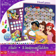 Лудо 2 В 1 - Принцеси Діснея (Ludo 2 In 1: Disney - Princess) (укр)