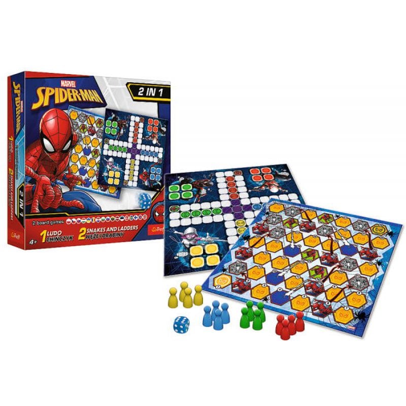 Настільна гра Trefl Лудо 2 В 1 - Марвел: Людина-Павук (Ludo 2 In 1: Marvel. Spider-Man) (укр) ( 02419 ) Настільна гра Trefl Лудо 2 В 1 - Марвел: Людина-Павук (Ludo 2 In 1: Marvel. Spider-Man) (укр) ( 02419 )