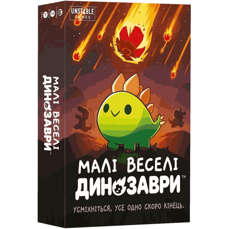 Настільна гра Geekach Games Малі Веселі Динозаври (Happy Little Dinosaurs) (укр) ( TEEHLD01UA ) Настільна гра Geekach Games Малі Веселі Динозаври (Happy Little Dinosaurs) (укр) ( TEEHLD01UA )