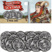 Аксесуар до настільної гри Lord of Boards Металеві Монети Для Вершники Скіфії (Raiders of Scythia Metal Coins) ( RENGS_1 )