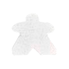 Meeple: White Meeple: White