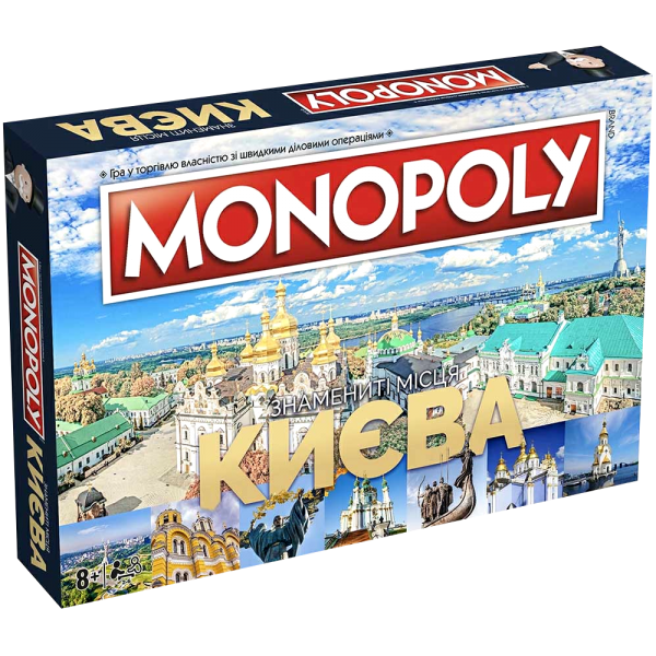 Настільна гра Rozum Монополія: Знамениті Місця Києва (Monopoly: Famous Places of Kyiv) (укр) ( WM01288-UKR )