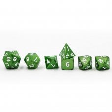 Dice Set (Dungeons & Dragons) (Light Green, 7pcs) (d4, d6, d8, d10, d12, d20, d100)