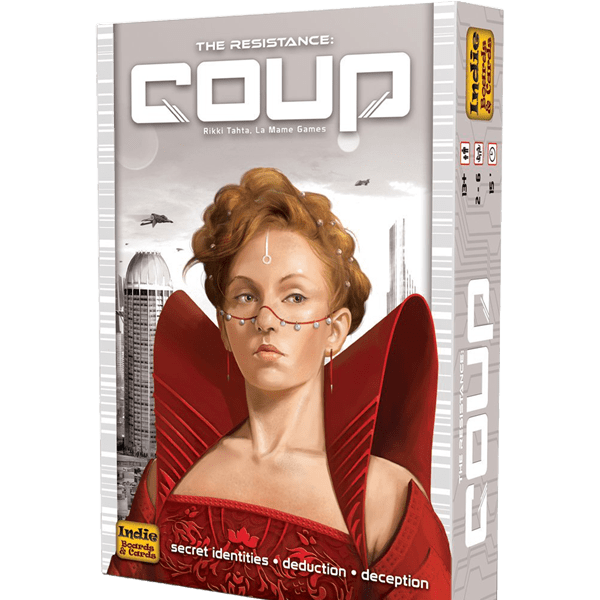 Настільна гра Indie Boards and Cards Опір: Переворот (The Resistance: Coup) (англ) ( COU1IBC-M )