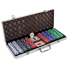 Покерний набір. 500 фішок. Кейс (Poker set 500 chips. Case)