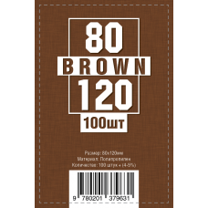 Protectors 80 x 120 Brown (100 pcs)