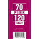 Протектори 70 х 120 мм Рожеві (50 шт) (Protectors Pink)