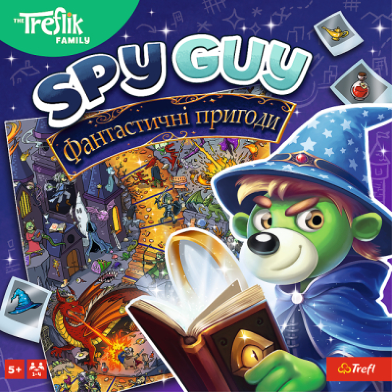 Настільна гра Trefl Шпигун: Фантастичні Пригоди (Spy Guy Fantasy) (укр) ( 02980 ) Настільна гра Trefl Шпигун: Фантастичні Пригоди (Spy Guy Fantasy) (укр) ( 02980 )