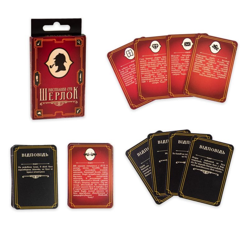 Настільна гра Strateg Шерлок (Sherlock) (укр) ( 30338 ) Настільна гра Strateg Шерлок (Sherlock) (укр) ( 30338 )