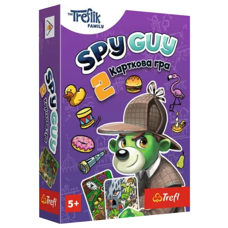 Настільна гра Trefl Шпигун: Карткова Гра 2 (Spy Guy: Card Game 2) (укр) ( 03046 ) Настільна гра Trefl Шпигун: Карткова Гра 2 (Spy Guy: Card Game 2) (укр) ( 03046 )