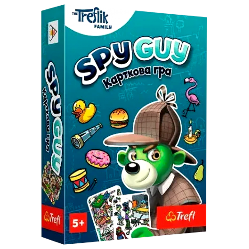 Настільна гра Trefl Шпигун: Карткова Гра (Spy Guy: Card Game) (укр) ( 03045 ) Настільна гра Trefl Шпигун: Карткова Гра (Spy Guy: Card Game) (укр) ( 03045 )