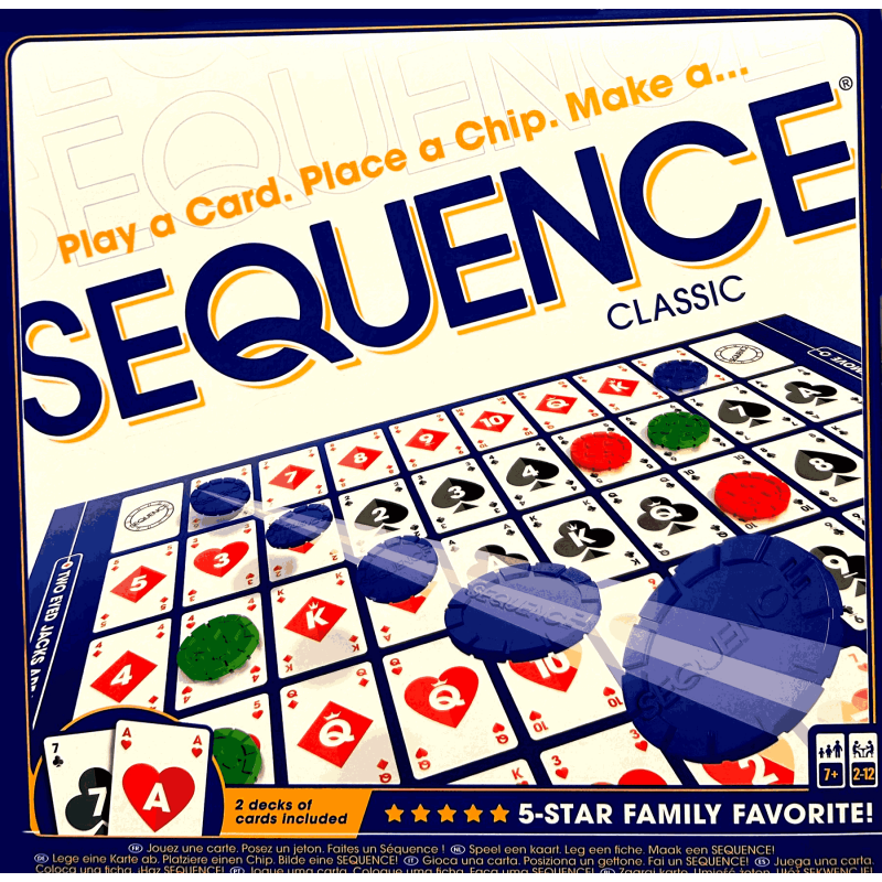 Настільна гра Goliath Сіквенс (Sequence) (англ) ( DK0531 ) Настільна гра Goliath Сіквенс (Sequence) (англ) ( DK0531 )