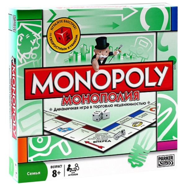Настільна гра Parker Сімейна Монополія (Monopoly) ( 6123 )