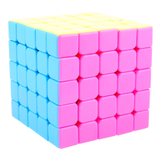 Кубик Рубіка 5x5 Без наклейок (YJ Yuchuang 5x5 pink stickerless)