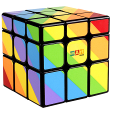Райдужний кубик Рубіка (Smart Cube Rainbow black)