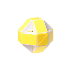 Змейка Рубика желтая (Smart Cube 2017 YELLOW)