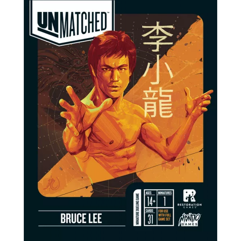 Настільна гра Restoration Games Unmatched: Брюс Лі (Unmatched: Bruce Lee) (доповнення) (англ) ( RSGBL001 ) Настільна гра Restoration Games Unmatched: Брюс Лі (Unmatched: Bruce Lee) (доповнення) (англ) ( RSGBL001 )