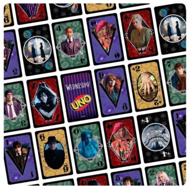 Настільна гра Mattel УНО Венздей (UNO Wednesday) (укр) ( JHB18 ) Настільна гра Mattel УНО Венздей (UNO Wednesday) (укр) ( JHB18 )