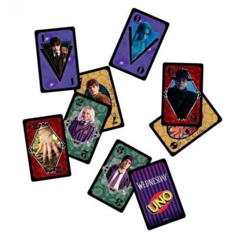 Настільна гра Mattel УНО Венздей (UNO Wednesday) (укр) ( JHB18 ) Настільна гра Mattel УНО Венздей (UNO Wednesday) (укр) ( JHB18 )