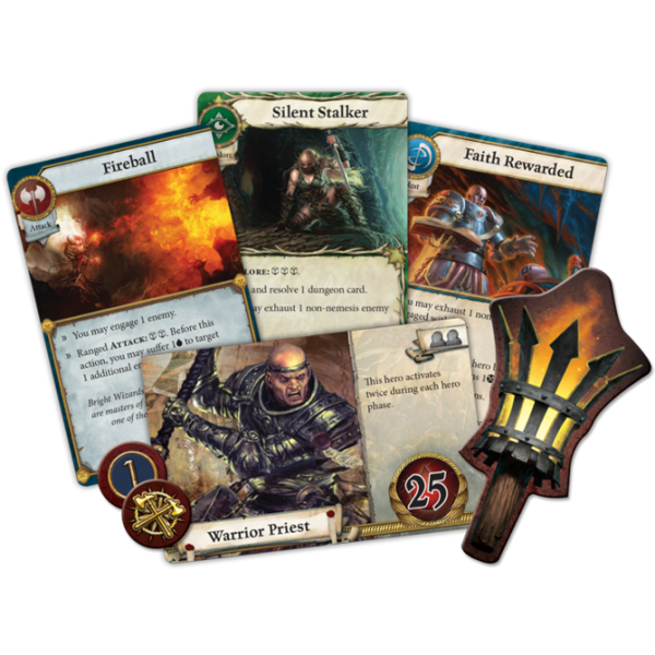 Настільна гра Fantasy Flight Games Вархаммер Квест: Пригодницька карткова гра (Warhammer Quest: The Adventure Card Game) (англ) ( WHQ01 )