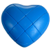 Puzzle YJ (China) Puzzle 3x3 Heart blue YJ8621 blue (YJ8621 blue)