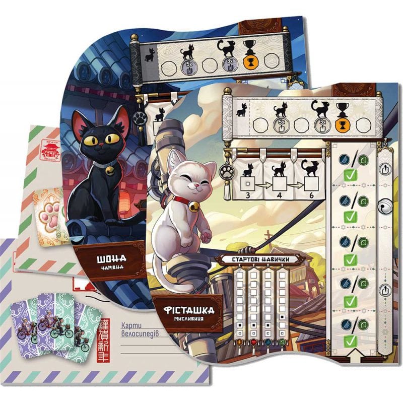 Настільна гра WoodCat Котики Кіото (Kyoto No Neko) (укр) ( W0047 ) Настільна гра WoodCat Котики Кіото (Kyoto No Neko) (укр) ( W0047 )